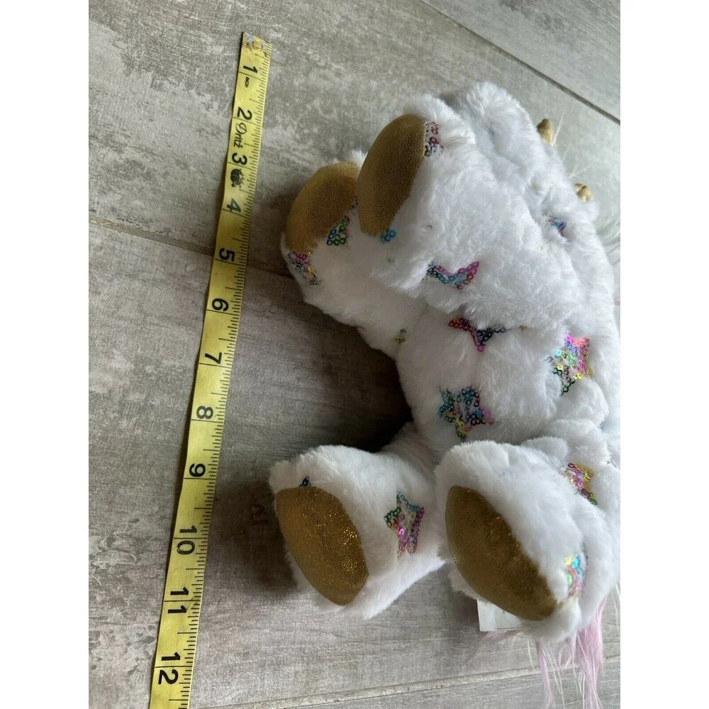 Unicorn Plush Purse Handbag White Rainbow Toddler Girls Gift Crossbody Bag Soft